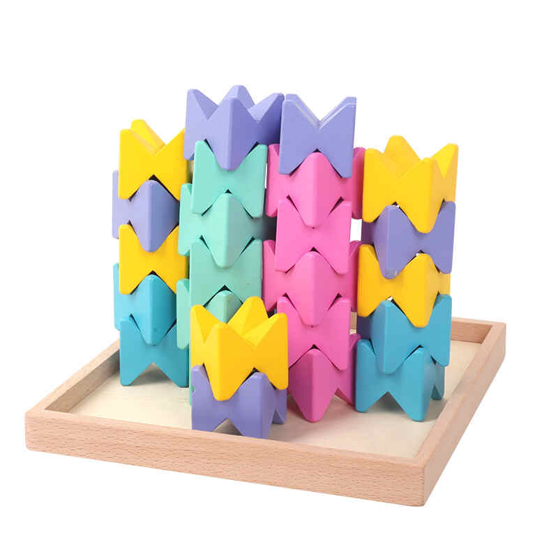 Three-dimensional geometric creative blocks