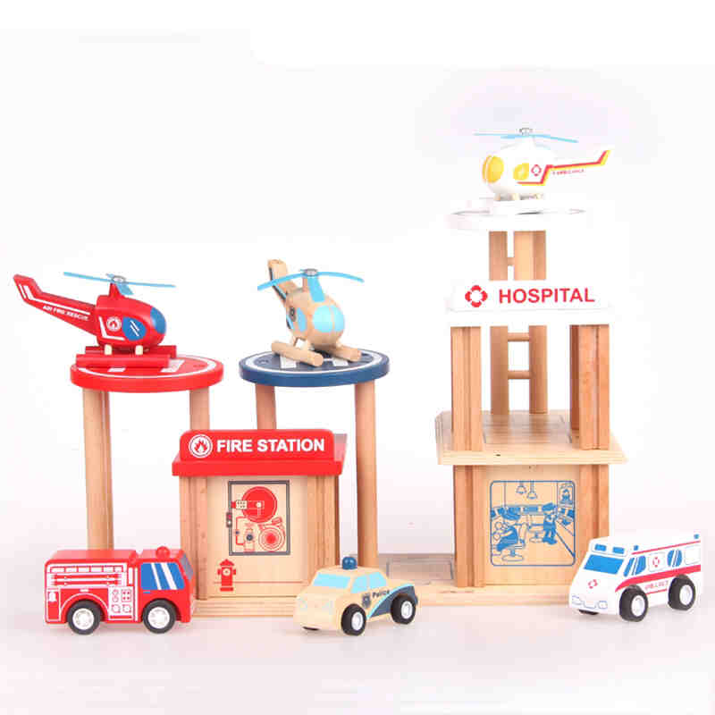 Hospital  Fire station  Air plane